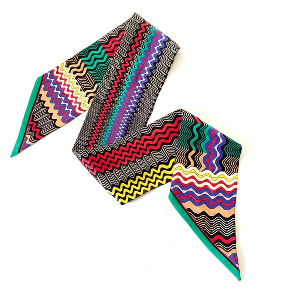 Missoni Printed Silk-Twill Scarf - Picture 3 of 7
